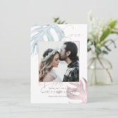 Save The Date PixDezines MONSTERA ENREGISTRER LA DATE (Debout devant)