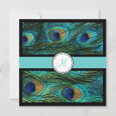 Save The Date PixDezines paon/événements diy+arrière-plan (Dos)