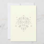 Save The Date PixDezines paon turquoise vintage (Dos)