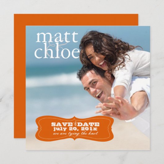 Save The Date PixDezines Photo Date d'enregistrement, do-it-your (Devant / Derrière)