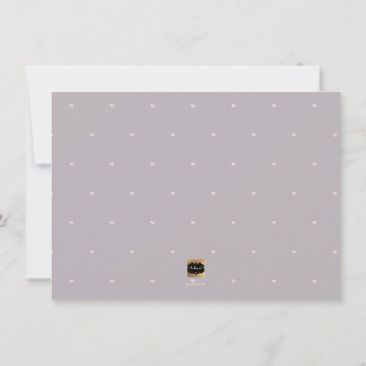 Save The Date PixDezines rose vierge Script+Parties scintillant (Dos)