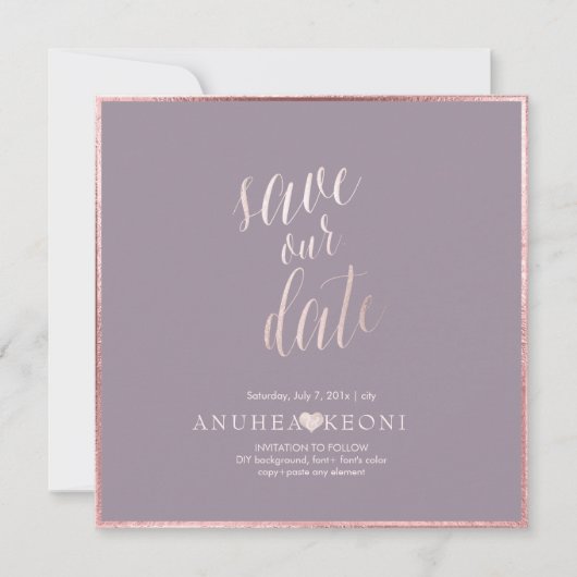 Save The Date PixDezines SAVE DATE|BLUSH PINK FUN SCRIPT (Devant)