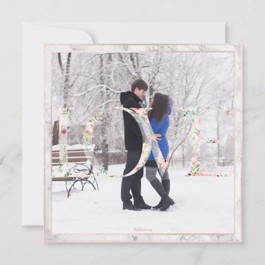 Save The Date PixDezines SAVE DATE|BLUSH PINK FUN SCRIPT+MARBLE (Dos)