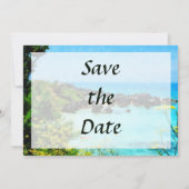 Save The Date Plage à St. George Bermuda Enregistrer la date (Dos)