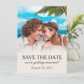 Save The Date Plage de White Sands DEMANDEZ-MOI DE RETOUCHER VOT (Debout devant)
