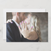 Save The Date Plage florale tropicale Destination Mariage (Dos)