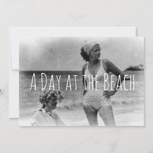 Save The Date Plage Rétro maillot de bain (Devant)