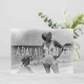 Save The Date Plage Rétro maillot de bain (Debout devant)