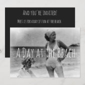 Save The Date Plage Rétro maillot de bain (Devant / Derrière)