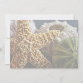 Save The Date Plage thème Enregistrer l'Invitation de date (Dos)