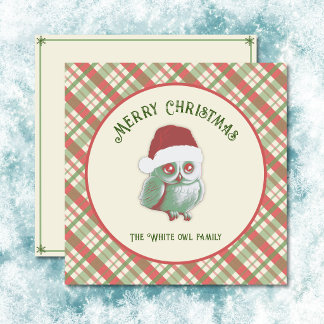Save The Date Plaid de Noël Intemporel