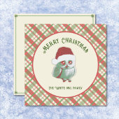 Save The Date Plaid de Noël Intemporel