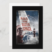 Save The Date PLAN 9 À PARTIR DE L'EXTÉRIEUR Poster vidéo Film V (Devant / Derrière)