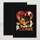 Save The Date Please d'Halloween More Boos (Devant / Derrière)