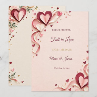 Save The Date Pluie de mariage tomber amoureux sauvez la date