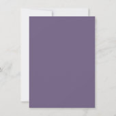 Save The Date Plum Turquoise Photo Encre d'alcool Abstraite (Dos)