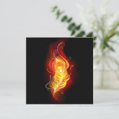 Save The Date Plume de paon de feu (Debout devant)