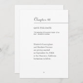 Save The Date Plus Grand Chapitre De Nos Vies | Format Livre (Devant / Derrière)