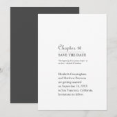 Save The Date Plus Grand Chapitre de Nos Vies | Mariage (Devant / Derrière)