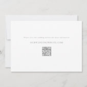 Save The Date Poires botaniques Photo QR Code Mariage (Dos)