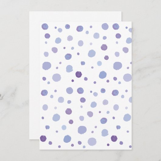 Save The Date pois peint à la main (Devant / Derrière)