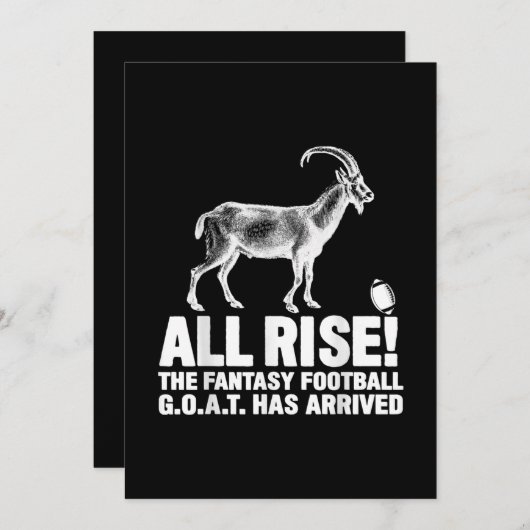 Save The Date Poison de Goat (Devant / Derrière)