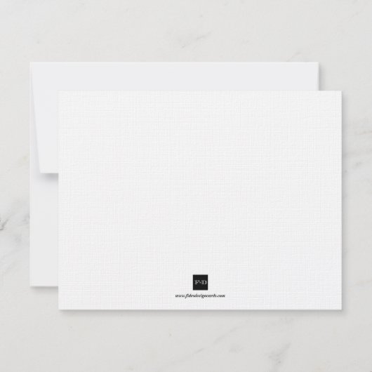 Save The Date Pomme vert marine ovale preppy mariage enregistrer (Dos)