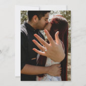 Save The Date Porte turquoise photo mariage Enregistrer la date (Dos)