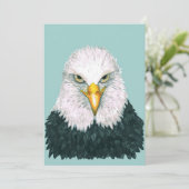 Save The Date Portrait de Bald Eagle (Debout devant)