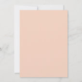 Save The Date Poser Orange Or Marbre Effet Mariage élégant (Dos)