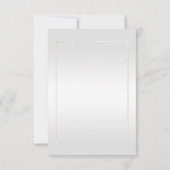 Save The Date Posh 70e anniversaire Platinum (Dos)