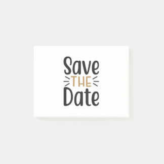 Save the date post-it® notes