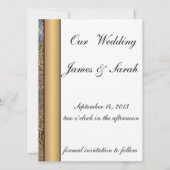 Save The Date Poster de animal Paisley Motif (Dos)