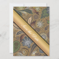 Poster de animal Paisley Motif