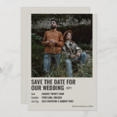 Save The Date Poster du film Hipster Photo Enregistrer la date (Devant / Derrière)