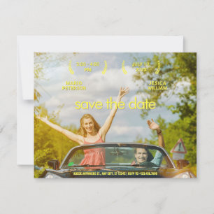 Save The Date Poster esthétique mariage photo