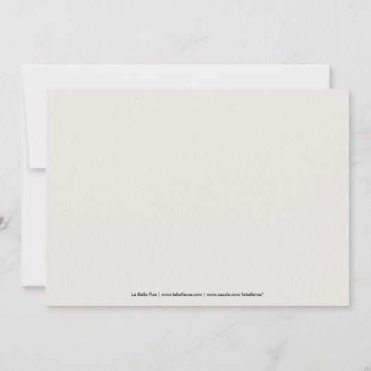 Save The Date Pot de fleurs en grès & Fleurs sauvages Enregistre (Dos)