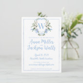 Save The Date Poterie au gingembre à l'aquarelle, monogramme de (Debout devant)
