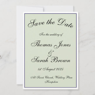 Save The Date Prairie Victorienne