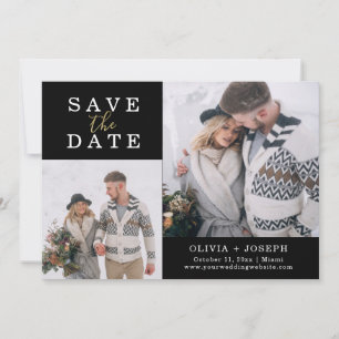 Save The Date Préciser   Deux Mariages Photo Enregistrer La Date