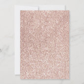 Save The Date Première Sainte Communion Rose Gold Pailleté (Dos)