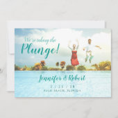 Save The Date Prendre le Plunge Summer Fun Enregistrer la date (Devant)