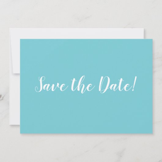 Save The Date Prendre le Plunge Summer Fun Enregistrer la date (Dos)