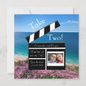 Save The Date Prenez Two, sauvez la date plage tropicale (Devant)