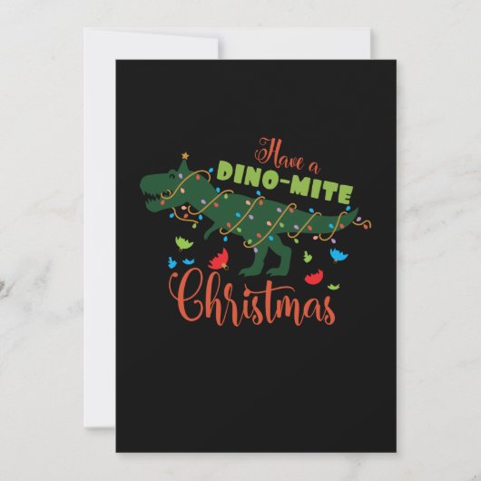Save The Date Prenez un Noël de dinomite (Devant)