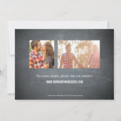 Save The Date Présentation de photo Enregistrez la date - Tablea (Dos)
