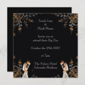 Save The Date Présentation du Mariage d'invitation que vous pouv (Devant / Derrière)