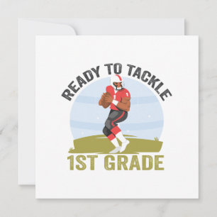 Save The Date Prêt à affronter le rugby Imaginaire de football d