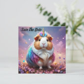 Save The Date Prism Pigtail : Le Cobaye Licorne Radiante, (Debout devant)