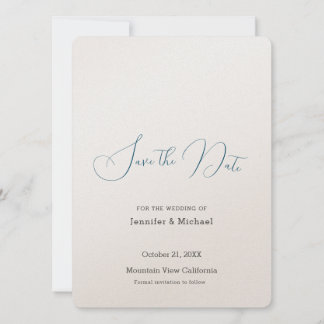 Save The Date Professionnel de mariage minimaliste moderne
